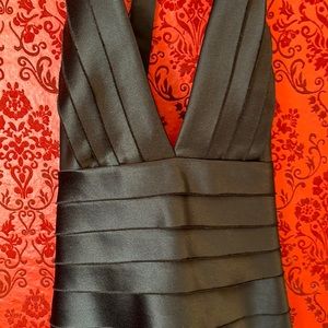 Black Halter Dress  BCBGMAXAZRIA. Size 4 CUTE & SEXY